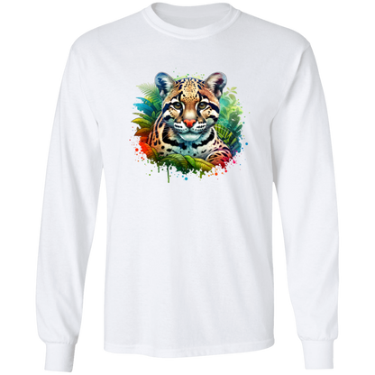 Clouded Leopard Portrait - T-shirts, Hoodies and Sweatshirts