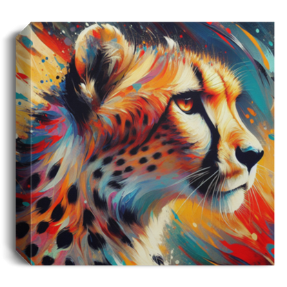 Cheetah Portrait - Canvas Art Prints