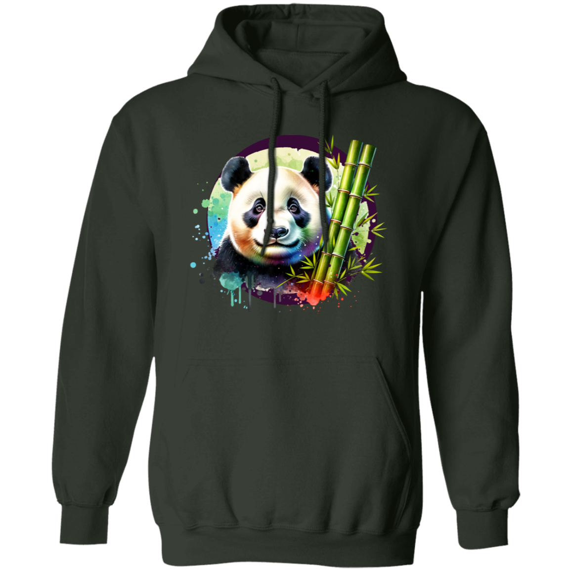 Panda with Bamboo - T-shirts, Hoodies and Sweatshirts