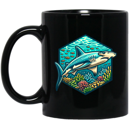 Hammerhead Shark Graphic - Mugs
