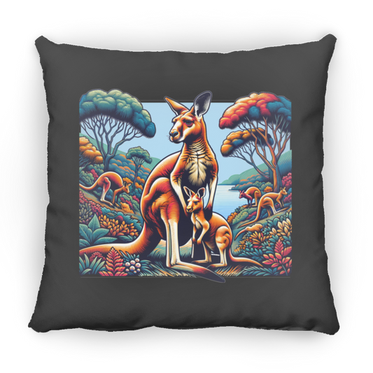 Troupe of Kangaroos Graphic - Pillows