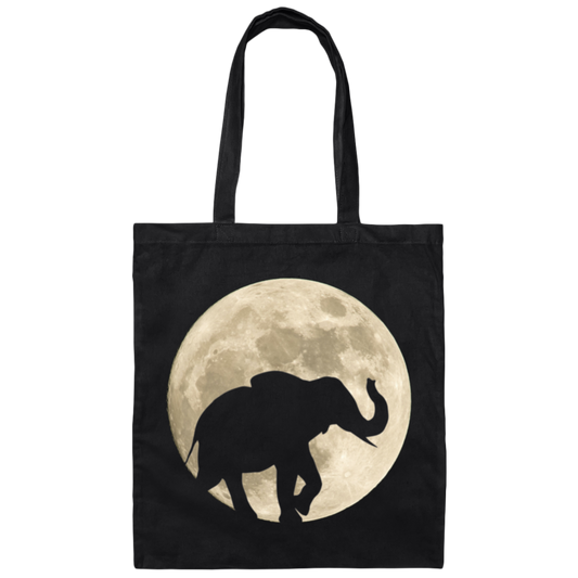 Elephant Moon - Canvas Tote Bag