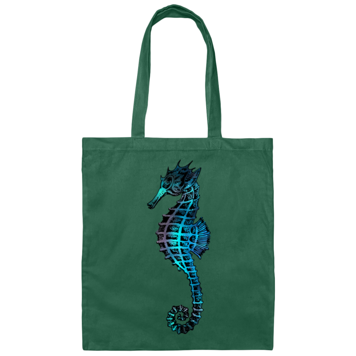 Colorful Seahorse - Canvas Tote Bag