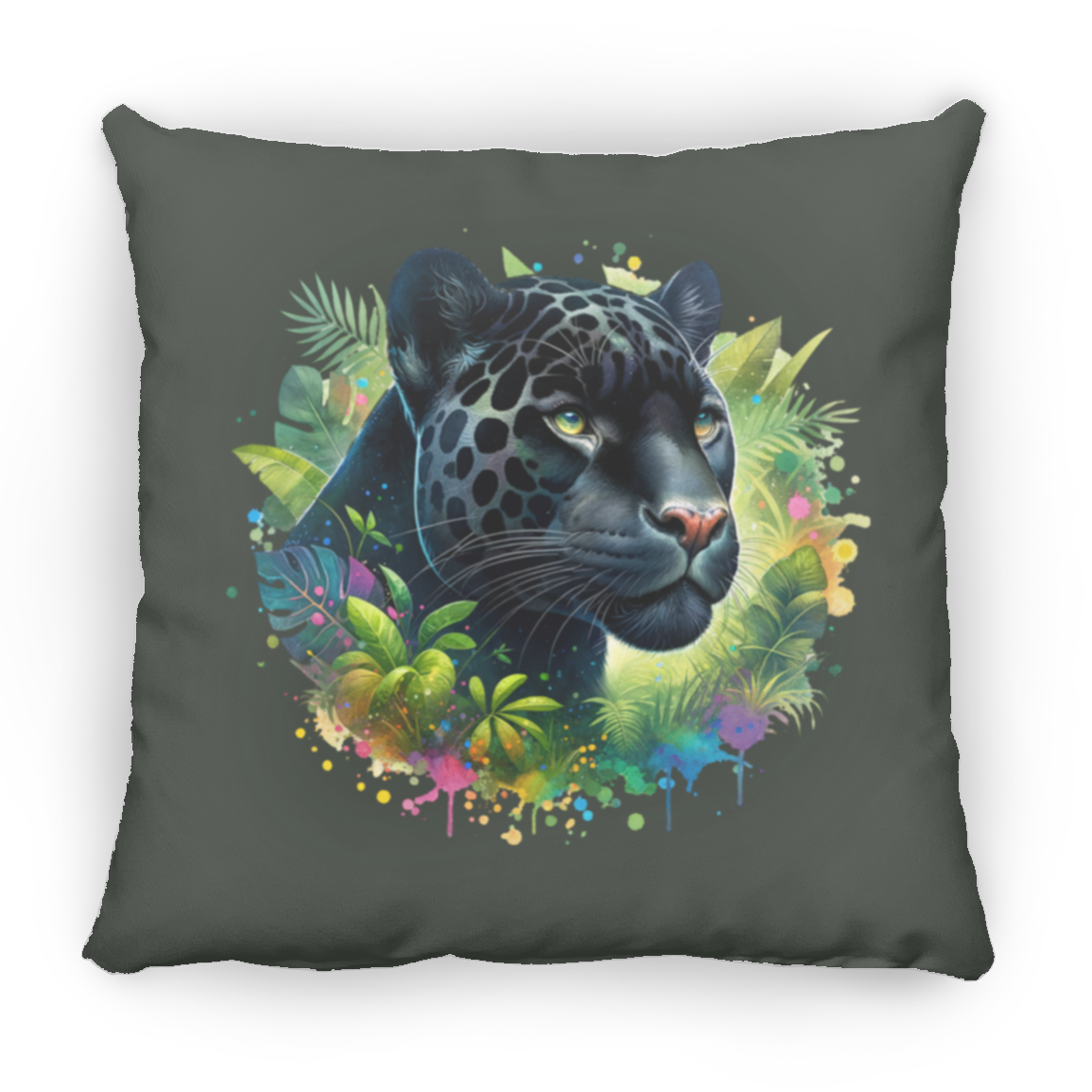 Melanistic Leopard - Pillows