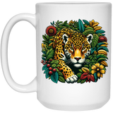 Jaguar in Bushes Mugs