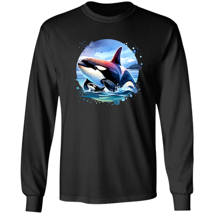 Orca and Calf in Strait of Juan de Fuca - T-shirts, Hoodies and Sweatshirts