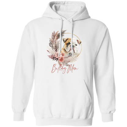 Bulldog Mom Boho Wreath - T-shirts, Hoodies and Sweatshirts