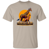 Giraffes with Sun Graphic T-shirts, Hoodies and Sweatshirts
