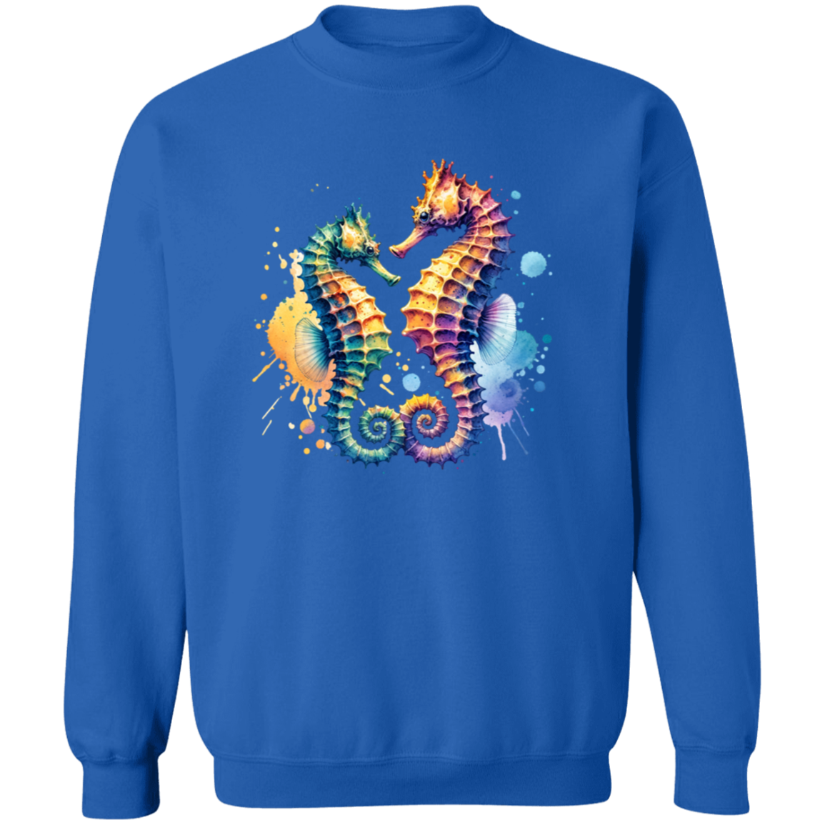 Watercolor Seahorses - T-shirts, Hoodies and Sweatshirts