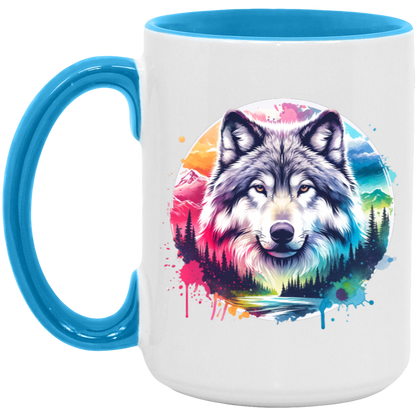 Wolf Spirit Rising Mugs