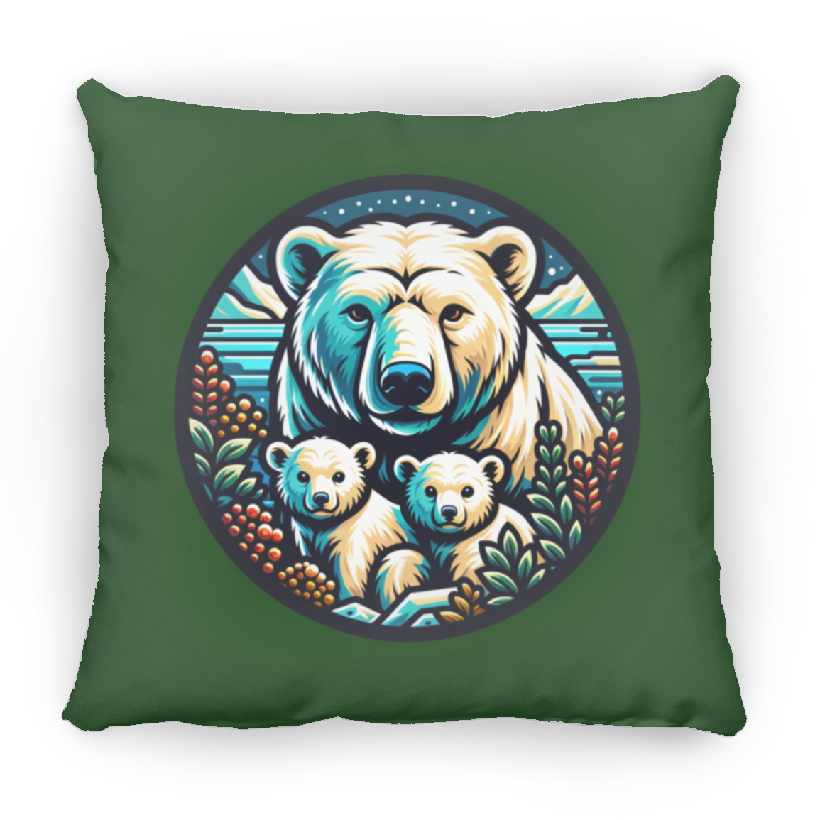 Polar Bear Circle - Pillows