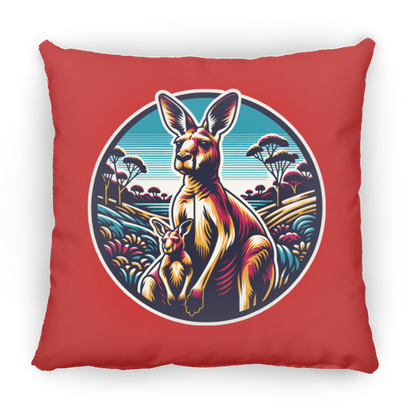 Kangaroo and Joey Graphic - Pillows