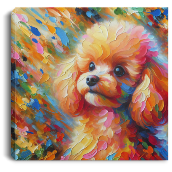 Apricot Poodle - Canvas Art Prints