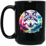 Wolf Spirit Rising Mugs