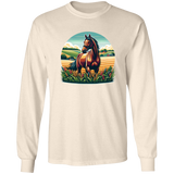 Bay Horse on Farm T-shirts, Hoodies and Sweatshirts