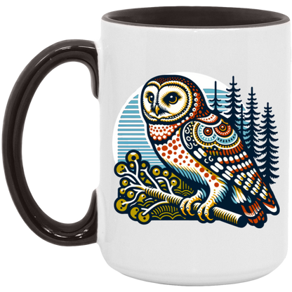 Folk Art Owl - Mugs