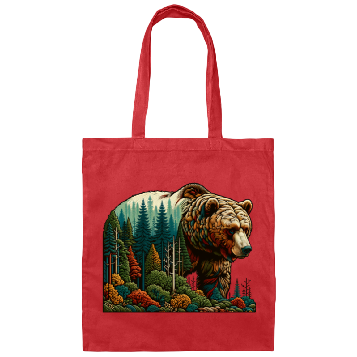 Guardian Grizzly - Canvas Tote Bag