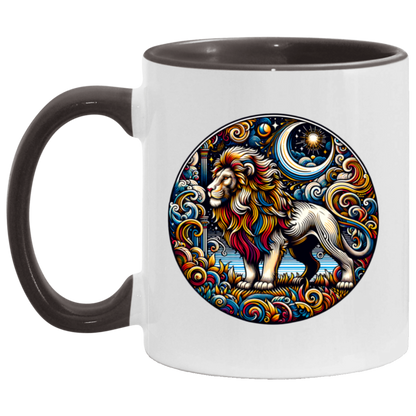 Lion Block Print - Mugs