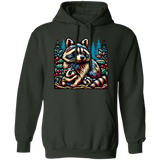 Woodcut Raccoon and Kits T-shirts, Hoodies and Sweatshirts