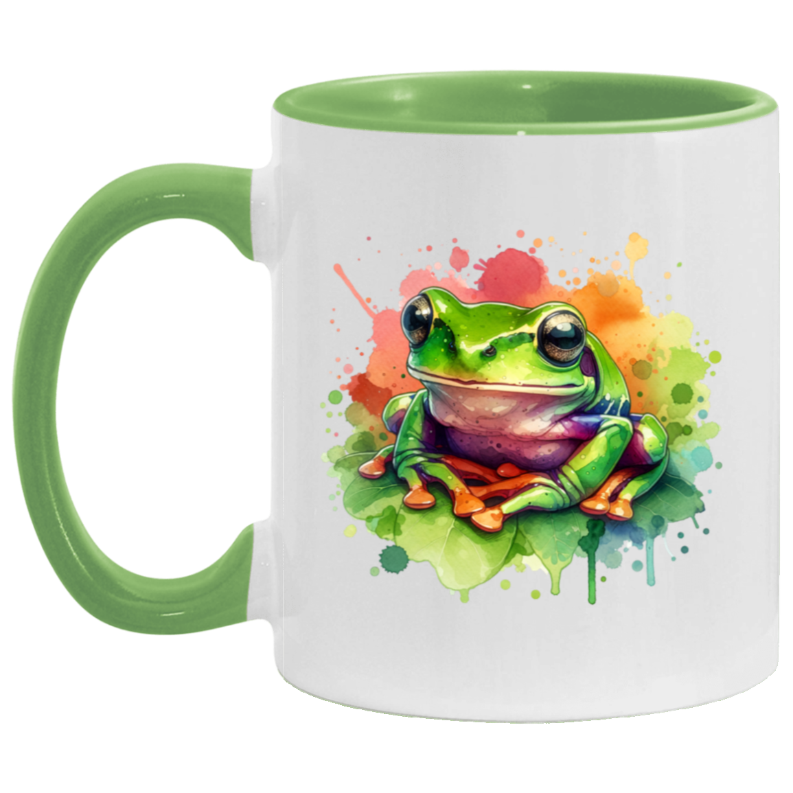 Watercolor Treefrog Mugs