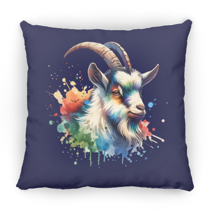 Goat Portrait Watercolor - Pillows