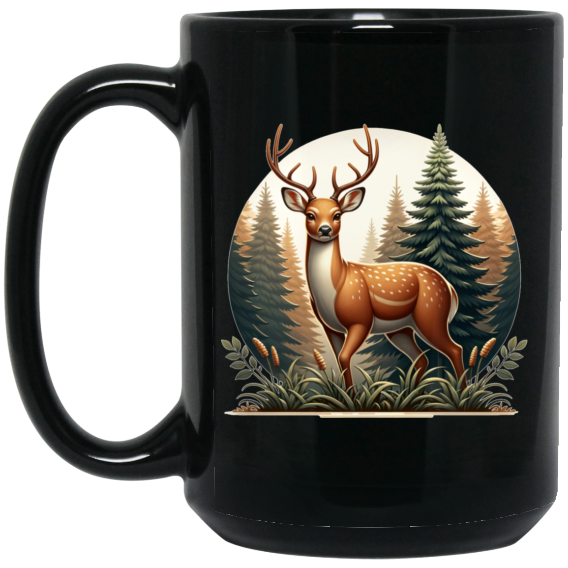 Buck in Forest - Mugs