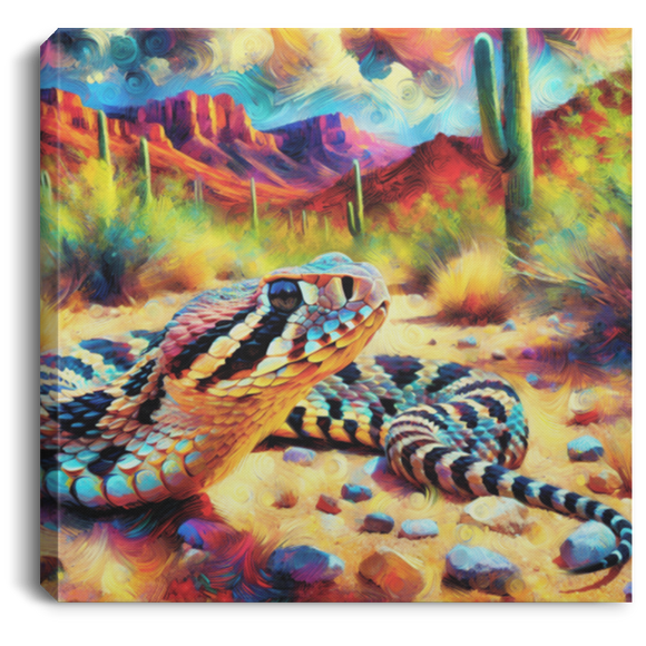 Desert Rattlesnake - Canvas Art Prints