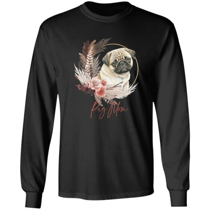 Pug Mom Boho Wreath - T-shirts, Hoodies and Sweatshirts