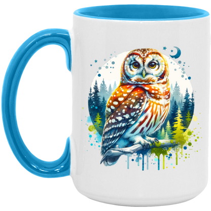 Watercolor Owl Mugs