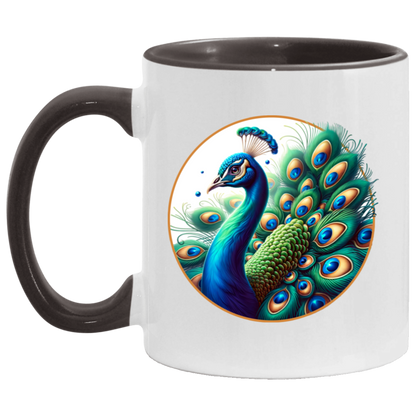 Peacock Circle Mugs