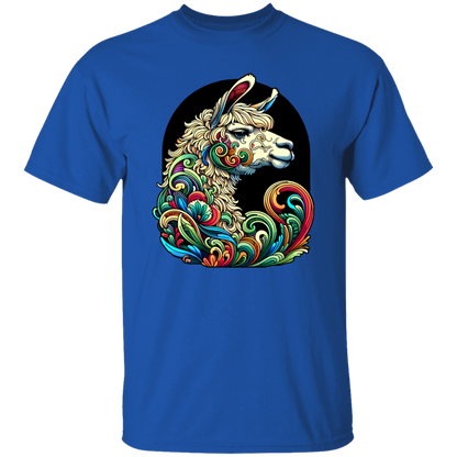 Art Nouveau Style Llama - T-shirts, Hoodies and Sweatshirts