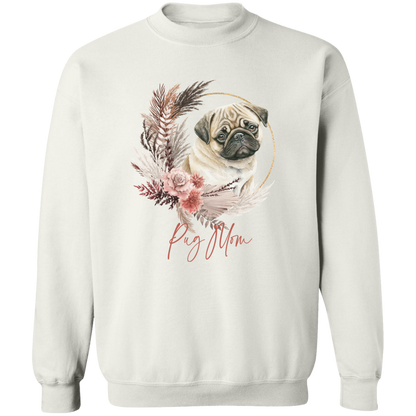 Pug Mom Boho Wreath - T-shirts, Hoodies and Sweatshirts