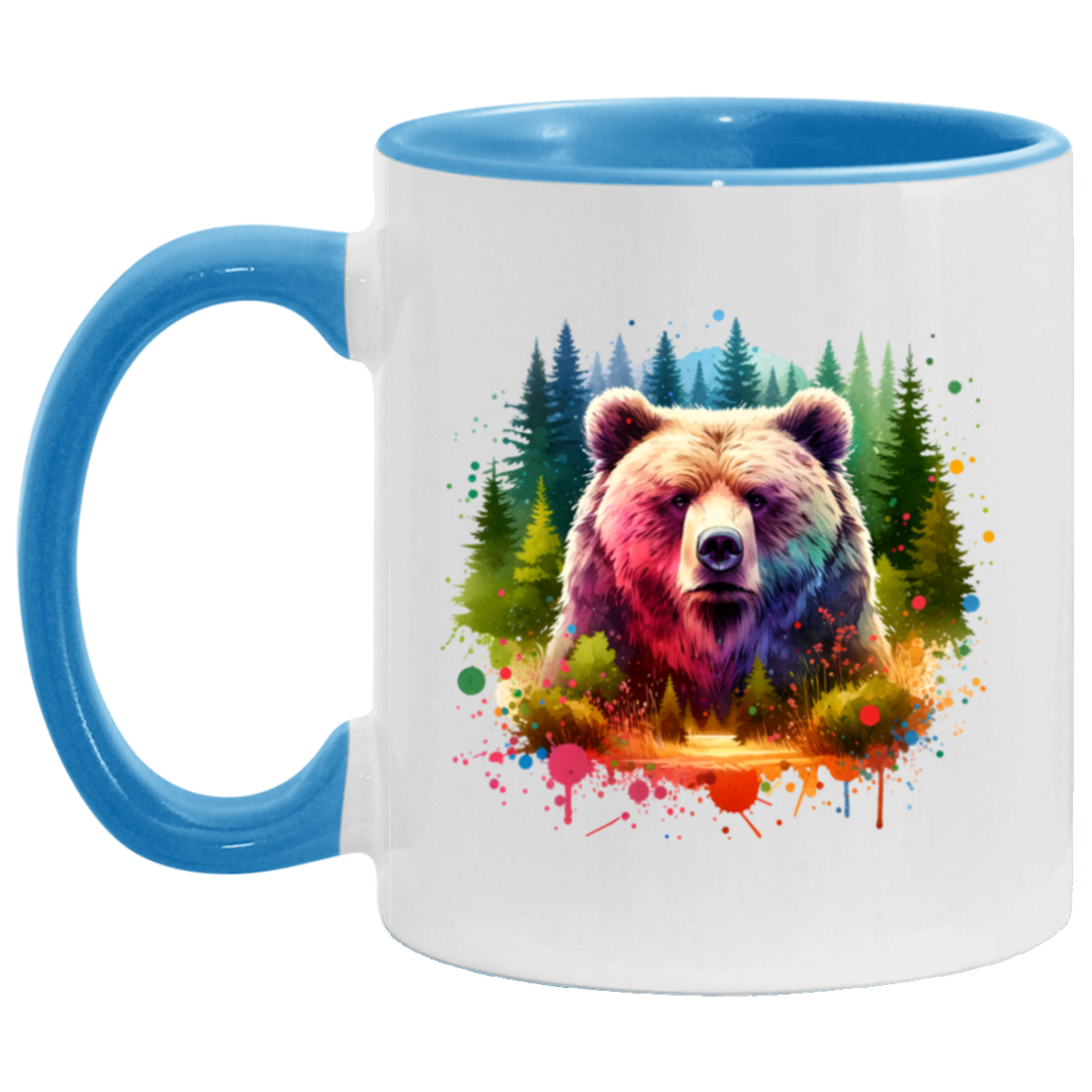 Grizzly Bear Portrait - Mugs