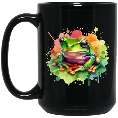 Watercolor Treefrog Mugs