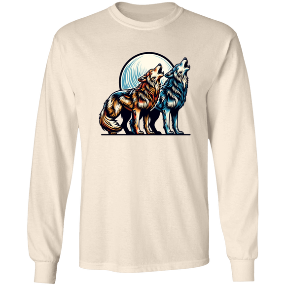 Wolf Pair Howling T-shirts, Hoodies and Sweatshirts