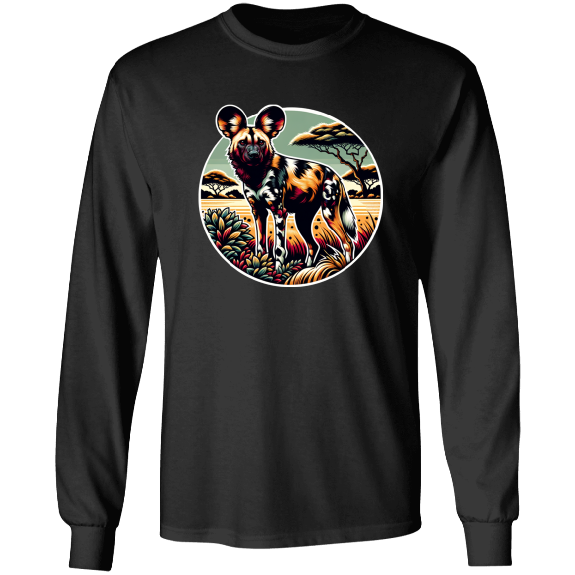 African Wild Dog Graphic - T-shirts, Hoodies and Sweatshirts