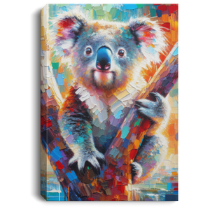 Koala in Tree Canvas Art Prints