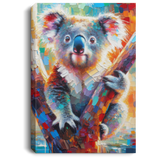 Koala in Tree Canvas Art Prints