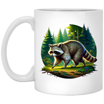 Walking Raccoon - Mugs