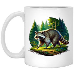 Walking Raccoon Mugs