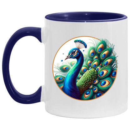 Peacock Circle Mugs