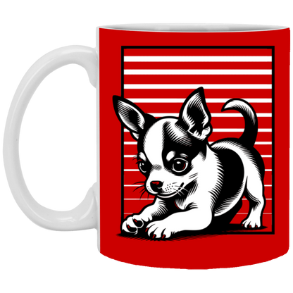 Chihuahua Stripes - Mugs