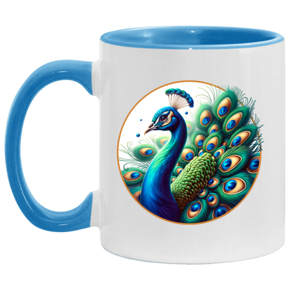 Peacock Circle Mugs