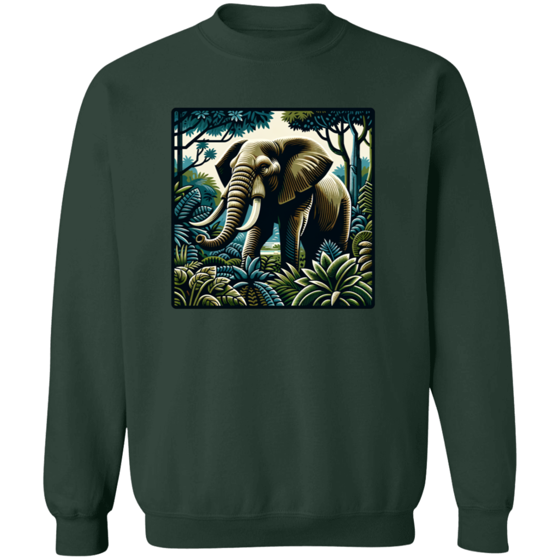 Block Print Elephant - T-shirts, Hoodies and Sweatshirts