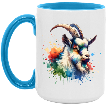 Goat Portrait Watercolor - Mugs