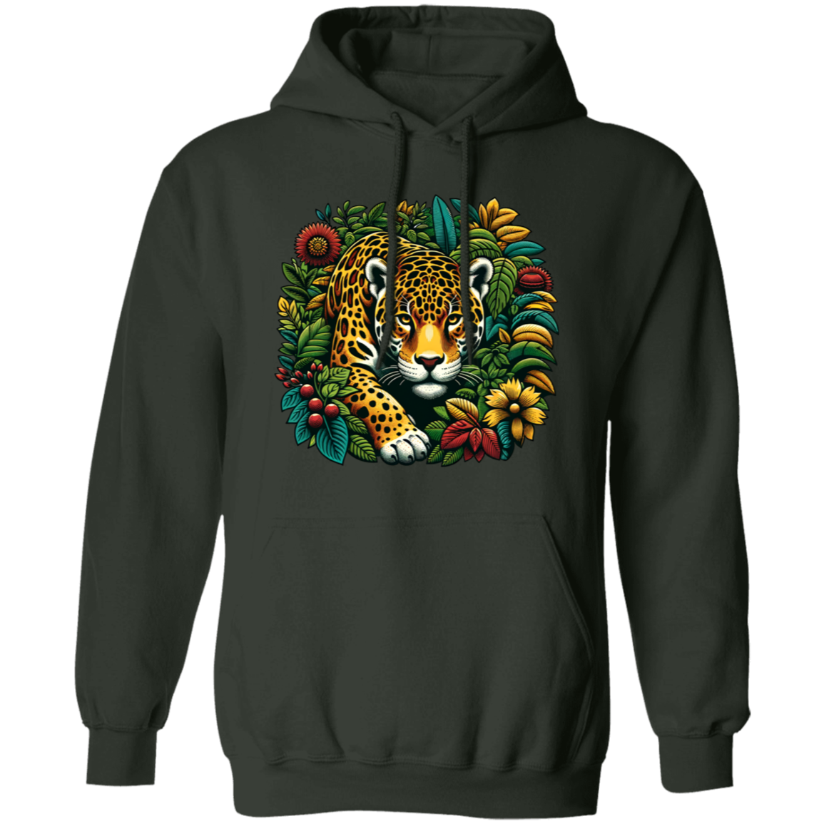 Jaguar in Bushes - T-shirts, Hoodies and Sweatshirts