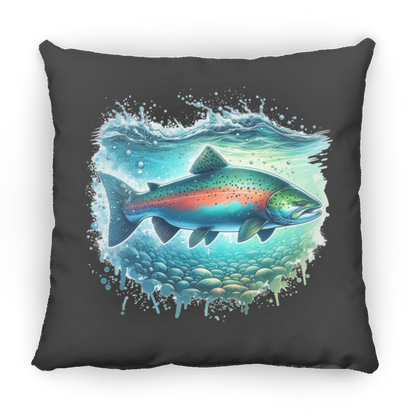 Pink Salmon - Throw Pillows
