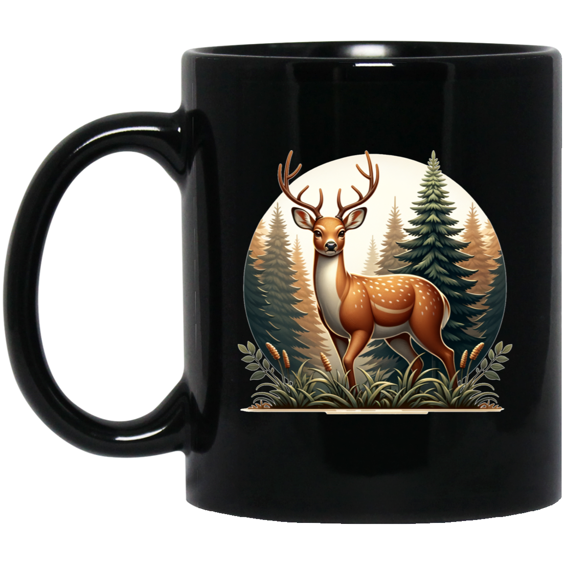 Buck in Forest - Mugs