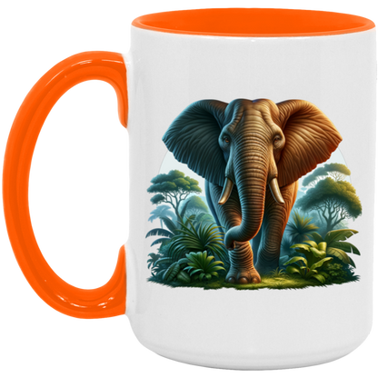 Elephant in Jungle - Mugs