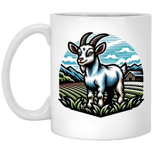 Alpine Goat Graphic - Mugs